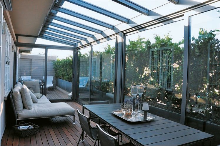 Progettazione esterni: verande in vetro e giardini dinverno ... Realizzazione giardini d inverno