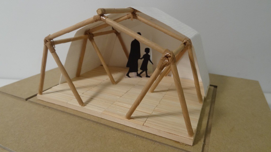 Il modello del Nepal project di Shigeru Ban