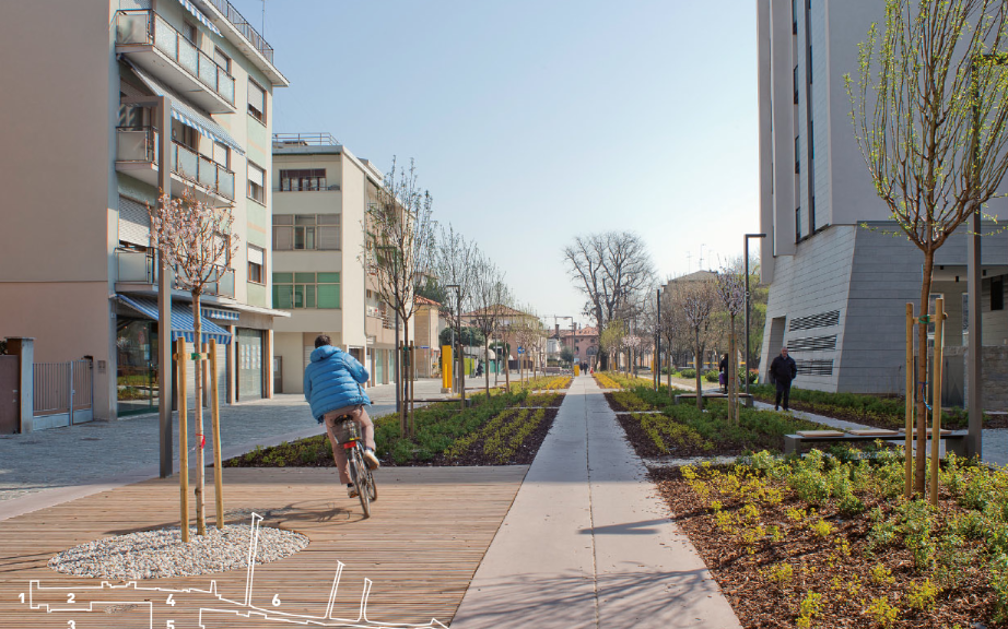 Un'immagine dal progetto “Ripartire dalla città esistente”, capogruppo Mauro Sarti, vincitore per la categoria "Architetti"