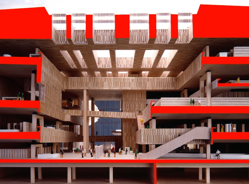 Il progetto della Beic, vinto da Bolles+Wilson nel 2002 (immagine: Tomasz Samek)
