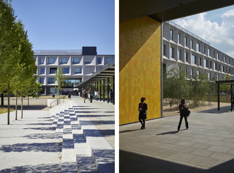 L’accesso al campus scolastico © Tim Soar