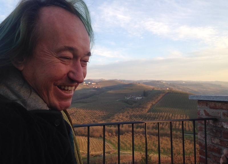 Patrick Blanc nelle Langhe (foto: Liana Pastorin)