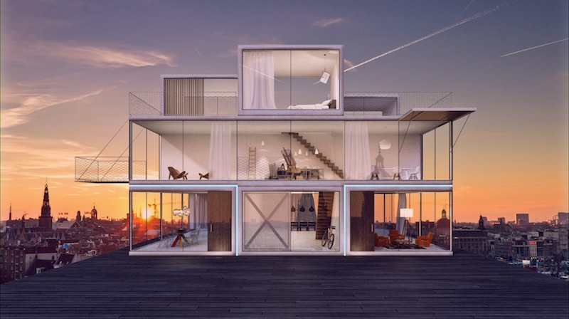 Tetris House © Universe Architecture