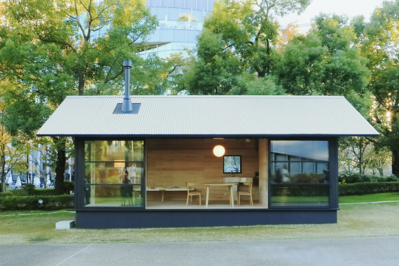 Il progetto di 'Muji Hut' di Naoto Fukasawa © Muji