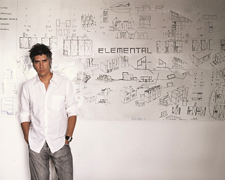 Ritratto di Alejandro Aravena di Cristobal Palma