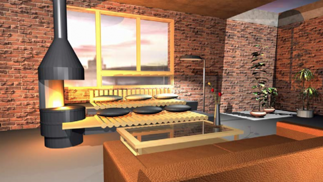 Un render del progetto vincitori del concorso Adi - Progetto Fuoco, dell'architetto Stefano Lucchini
