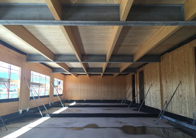 Il cantiere della scuola primaria di Fornacette