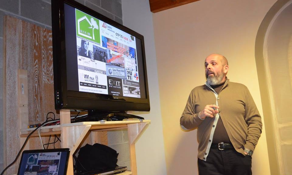 L'architetto Davide Olivieri durante una sessione di formazione (Foto: OTP 70)