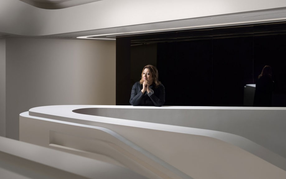 Zaha Hadid ritratta da Virgile Simone Bertrand (copyright: Virgile Simone Bertrand)