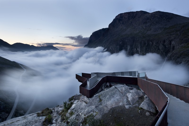 The National Tourist Route Trollstigen, Reiulf Ramstad Architects. Foto: Diephotodesigner.de.