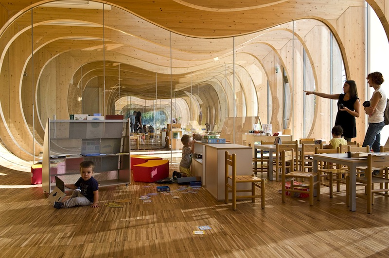 L'asilo di Guastalla progettato da Mario Cucinella Architects (foto: Moreno Maggi)