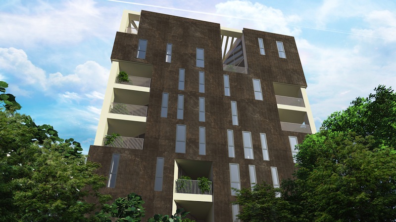 Come sarà il futuro edificio residenziale Soderini54 a Milano © Goring & Straja