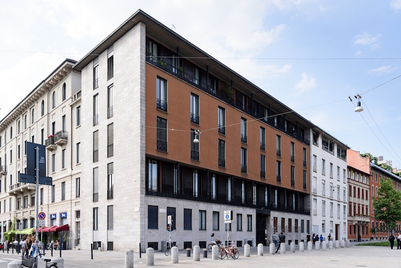 Casa Caccia Dominioni in Piazza Sant'Ambrogio (1947-49) © Arnout Fonck