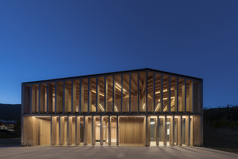 Casa Sociale Caltron a Cles (Trento), progetto di Mirko Franzoso - (C) Mariano Dallago, Torino