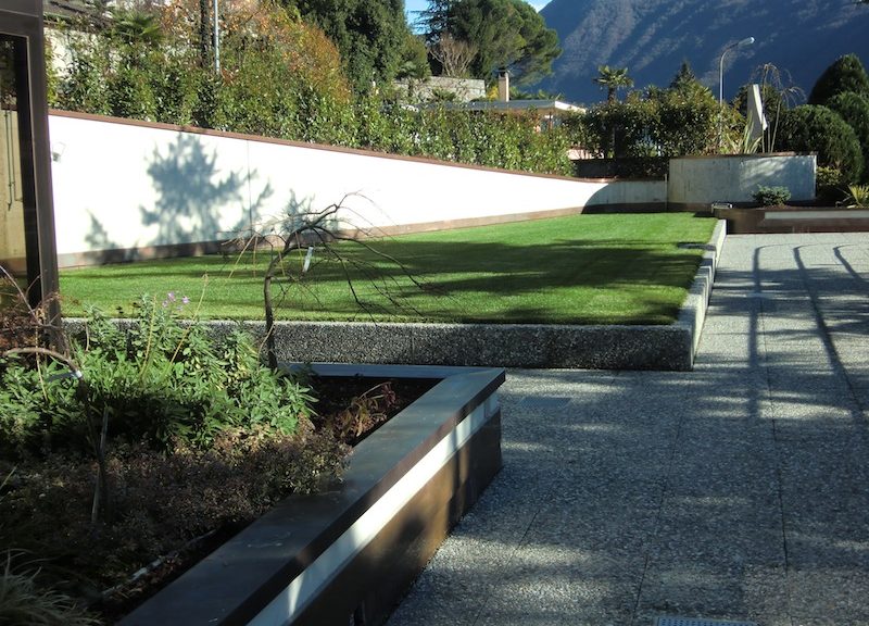 Giardino pensile (realizzato con substrati per verde pensile di Vulcaplant srl)