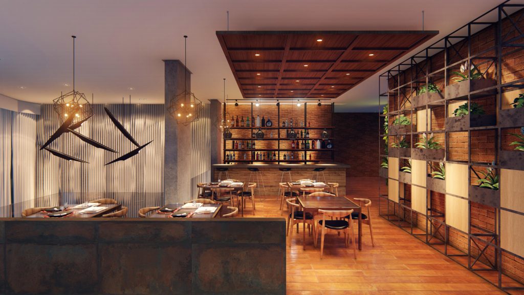 Un rendering di progetto eseguito con Lumion