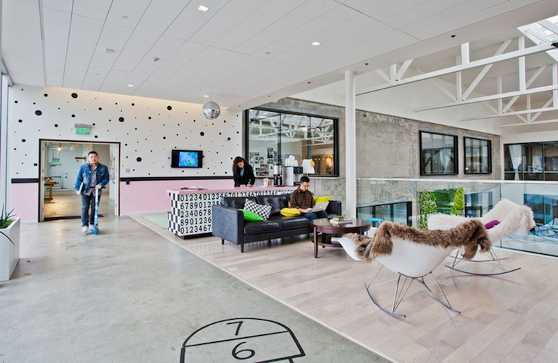 Airbnb San Francisco, la reception © Emily Hagopian
