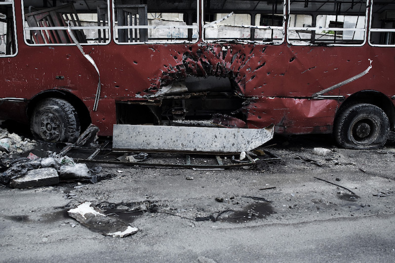Un altro degli scatti di “Syria In/Out”, la mostra fotografica di Alessio Romenzi e Luca Solain concomitanza con il workshop Iuav dedicato alla Siria
