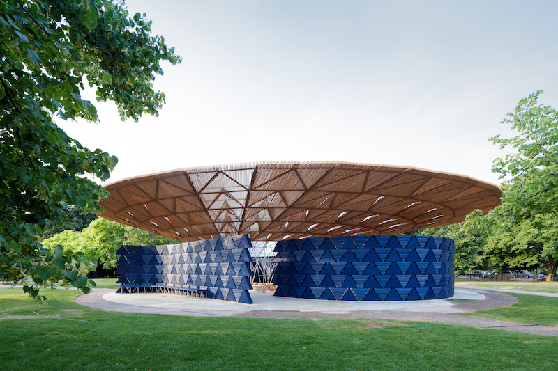 Serpentine Pavilion 2017, designed by Francis Kéré © Kéré Architecture, Photography © 2017 Iwan Baan