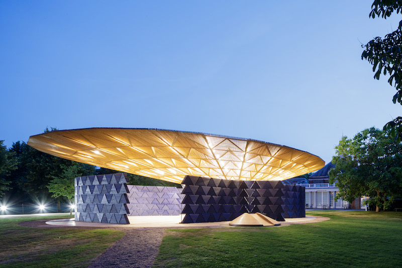 Serpentine Pavilion 2017, designed by Francis Kéré © Kéré Architecture, Photography © 2017 Iwan Baan
