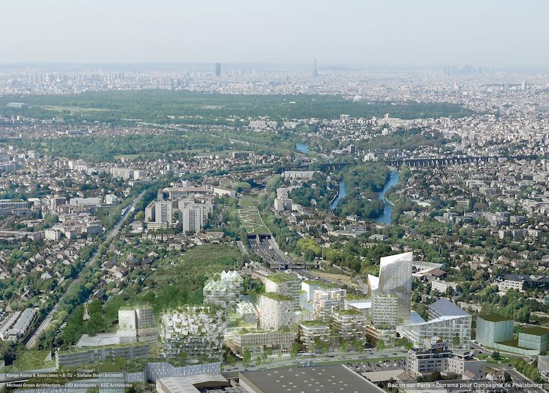 Masterplan di Balcon sur Paris