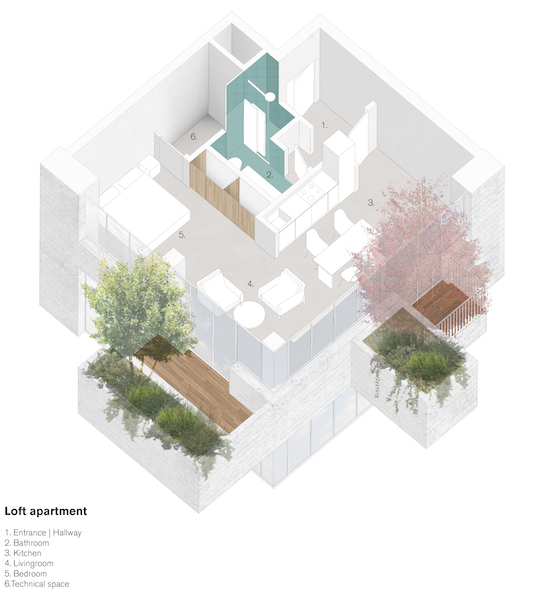Stefano Boeri Architetti_Eindhoven Trudo Vertical Forest 2018 apartment
