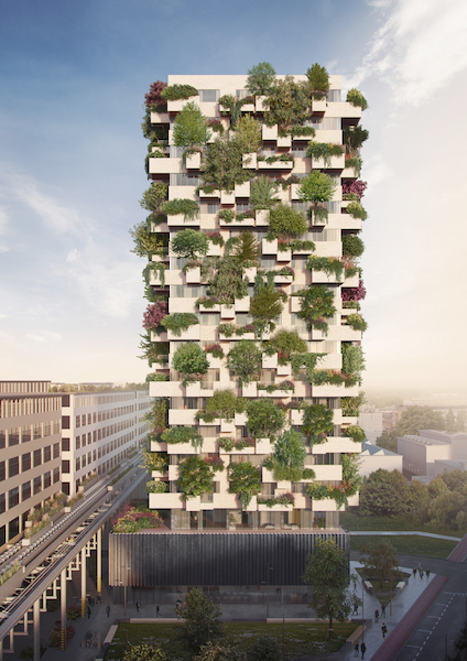Stefano Boeri Architetti_Eindhoven Trudo Vertical Forest 2018 overall view