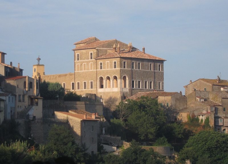 Una veduta della Rocca Farnese di Ischia di Castro (Viterbo)