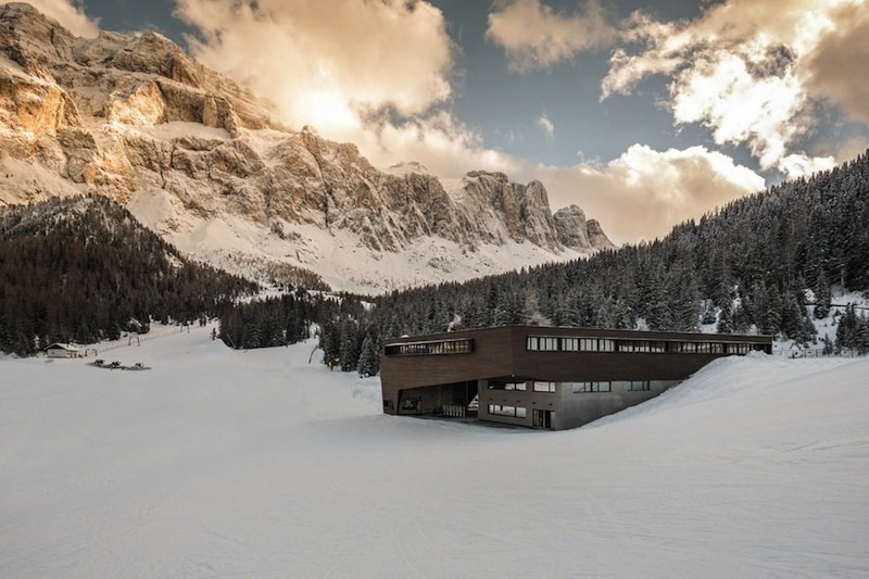 La vista della nuova cabinovia in Val Gardena