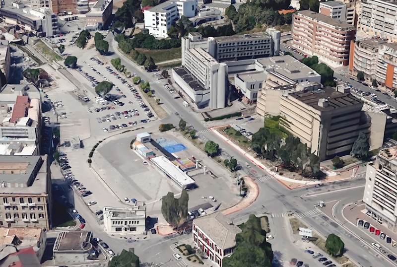 L'area oggetto dell'intervento