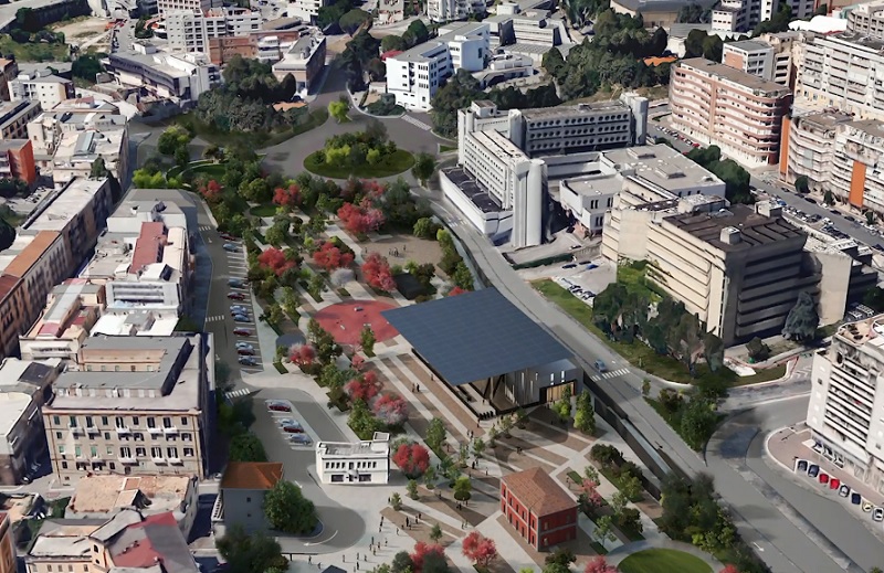 La trasformazione di piazza della Visitazione a Matera con il progetto di Stefano Boeri