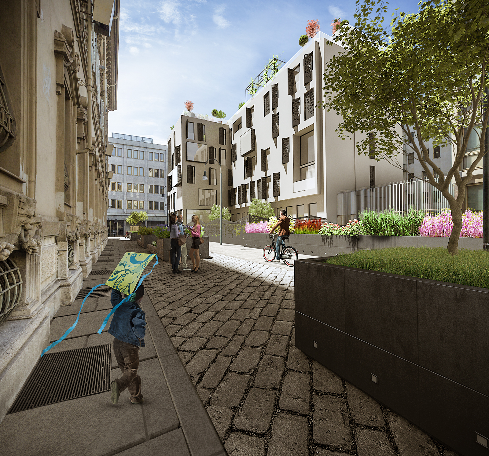 Il progetto di rinnovamento definisce una dimensione estetica perfettamente integrata con il contesto, con la storia della città e con l’architettura contemporanea © Boffa Petrone & Partners