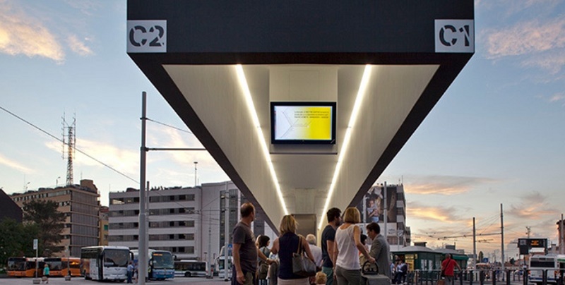 Tramway Terminal, la pensilina di capolinea del tram realizzata a Piazzale Roma a Venezia da Map Studio - Photo by Alessandra Bello